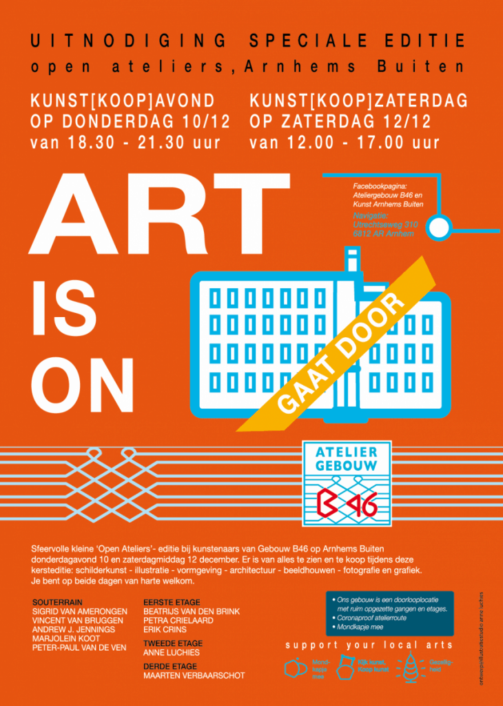 Poster open ateliers Art is on