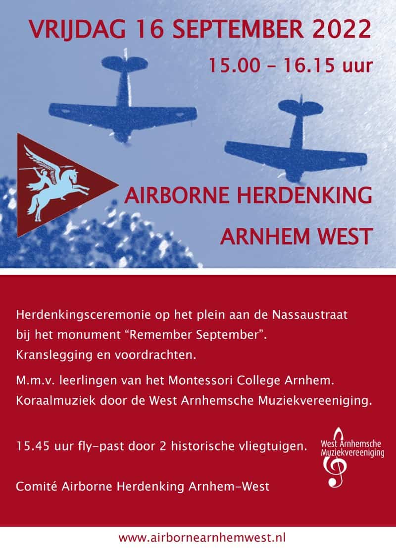 Airborne herdenking in Arnhem West